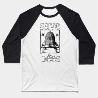 Save the Bees Vintage Hive Baseball T-Shirt